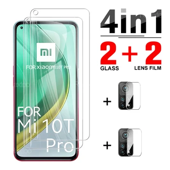4in1 Sticla Capac de Film Pentru Xiaomi Mi 10T Pro 5G ecran protector 10t Lite 10lite 10 T pro xiao mi xaiomi film Protector