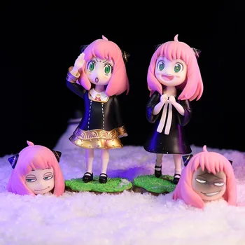 15cm Spion × Familie Personaj Anime Anya Falsificator Dublu Fata Cabrio, Model de Calendar Anya Falsificator Păpușă Jucărie Ornament Cadou