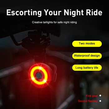 Noi Biciclete Coada Lumina Evidenția Noapte Biciclete Lumina De Frână De Siguranță Lampa De Control 2021 Ciclism În Aer Liber Lumina, Rezistent La Apa, Conceput