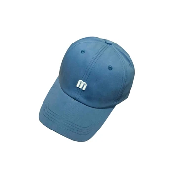 INS Doamnelor Pălărie Versiunea coreeană de Modă Simplu M Scrisoare Sepci de Baseball Moda All-meci Curbat Streașină Parasolar Bărbați Capac
