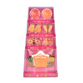 11 Buc/set Legume Fructe Depozitare Bucătărie casă de Păpuși în Miniatură Jucării pentru Copii din Plastic Legume Fructe Coș Set pentru Papusi