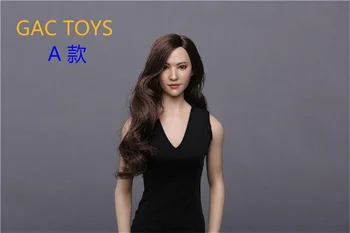 De Vanzare 1/6 GACTOYS GC015 Asia de Frumusete de sex Feminin Liu Yifei Realiste Sculptura Cap Cu Parul Lung Model Poate Potrivi cu cea mai mare de 12 țoli Corp