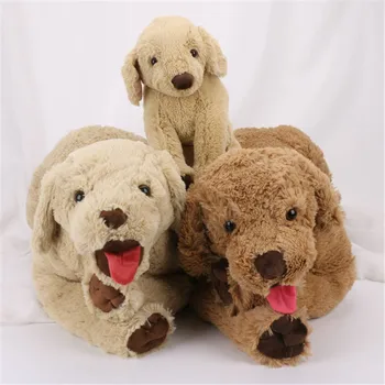 Kawaii 80CM Labrador auriu câine de Pluș moale Păpușă Jucărie Umplute animale, jucării de pluș pentru copiii dorm perna fete de ziua de nastere cadouri