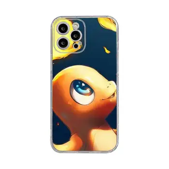 Desene animate Pokemon Charizard Charmander Jucării Telefon Caz Pentru iphone 14 Plus 13 12 11 Pro Max Mini X XS XR Moale Capac Transparent