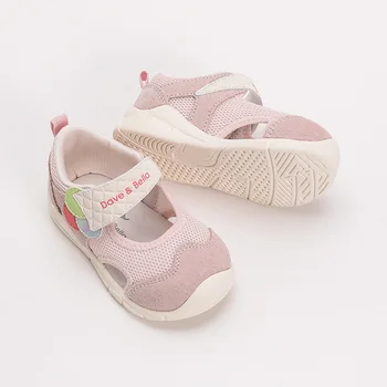 DB17557 Dave Bella moda de vara fete pentru copii desene animate mozaic sandale nou-născut pantofi fata sandale pantofi drăguț