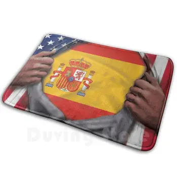 Spania Flag-Steagul American Rupt - Cadou Pentru Limba Spaniolă Din Spania Mat Covor Covor Anti-Alunecare Covorase Dormitor Spaniolă Mândrie Spania