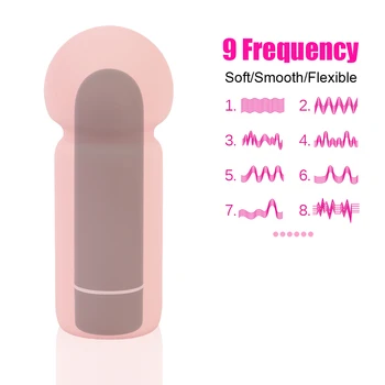75mm Scurt Vibratoare pentru Femei Sfârcul Sânilor Clitorisul Stimulator Vaginal Anal Plug Vibrator sex Feminin Masturbator Jucarii Sexuale