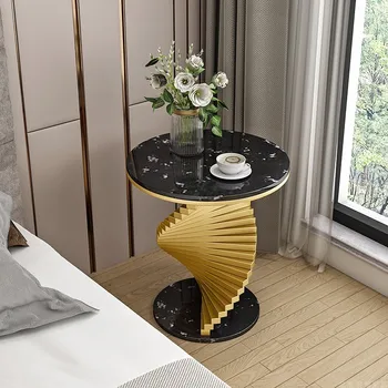 Nordic masuta de cafea din marmură simple, moderne, creative, camera de zi canapea colț lumină câteva lux, balcon simplă măsuță rotundă