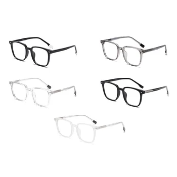 Swanwick unisex moda TR90 lumina albastra anti-blocare pahare pătrat femei acetat de ochelari rame optice bărbați decoretion negru