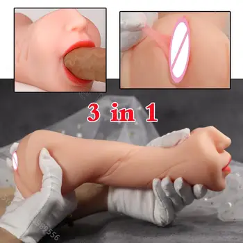 Sex Tooys Pentru Bărbați Realist Vagin Artificial de Buzunar 3D Pasarica Vaginul Real Silicon Adult de Produse Sex Shop, sex fara preludiu Masturbator