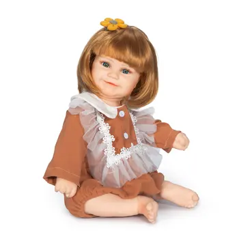 Corp Plin De Silicon Renăscut Baby Doll Premium Realist Soft Touch Copil Cadou De Crăciun De Moda Copilul Populare Dulce Fata Inalta Calitate