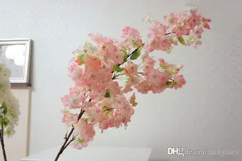 1 Metru Lungime Artificiale De Simulare Floare De Cires Floare De Buchet De Mireasa Arc Decoratiuni Ghirlanda Decor Acasă Consumabile