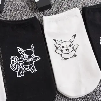 Respirabil Aweat de absorbție Deodorant Personalitate Pikachu Tide Marca Șosete de Desene animate Pokemon Imprimare Șosete Șosete Barca