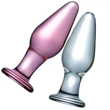 Dop de fund de Sticlă Masaj Impermeabil Stimulare pentru Lesbiene Adult Sex Toy Picătură de Transport maritim
