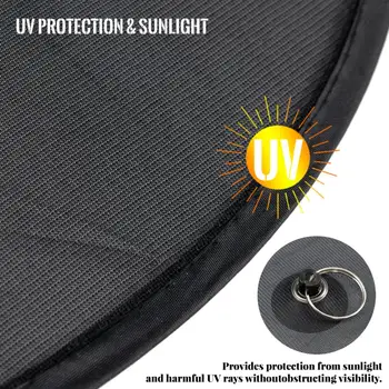 2 Pc-uri Auto Parasolar Capace de Parbriz plasă Universal Pliabil Protectie UV Parbriz Auto Fereastră parasolar Protector Accesorii