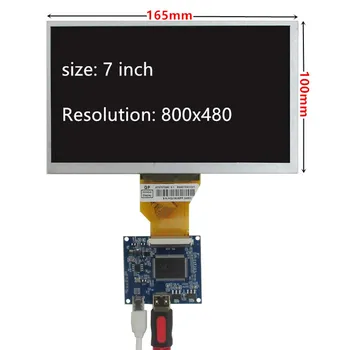 7 Inch Multifuncțional DIY Ecran LCD Monitor Driver Placa de Control Mini HDMI-Compatibil Pentru Raspberry Pi Banana Pi PC