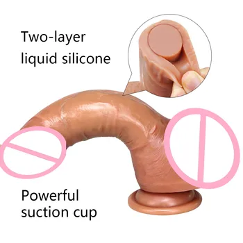 Ultra-Moale Stropeste Realistic Dildo cu ventuza Ejacula Vibratoare sex Feminin Masturbator dildosex jucărie pentru Femei adulti 18