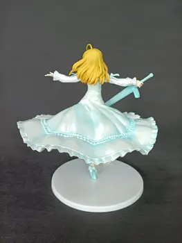 Anime Fate/stay night Sabie Altria Pendragon Rochie Ver. 1/8 Scară Pictată din PVC figurina de Colectie Model Jucarii Papusa 26CM