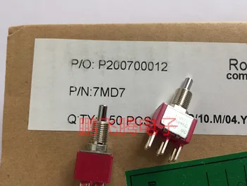 1BUC Taiwan Dailywell Q27 7MD7P1B11M1QES Miniatură Dual cu 6 pini din Metal Buton Reset Comutator Normal Deschis 3A