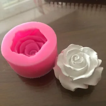 Floare Trandafir Forma de Silicon 3D Mucegai Tort Fondant Săpun Instrument de Copt Matrite Prajitura cu Jeleu Bomboane de Ciocolată Decorare stand