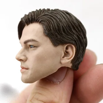 1/6 Scară Tineri Leonardo DiCaprio Cap Sculpta TITANIC Jack Dawson Cap Sculptură pentru 12in Phicen Tbleague Papusa Figura Jucărie