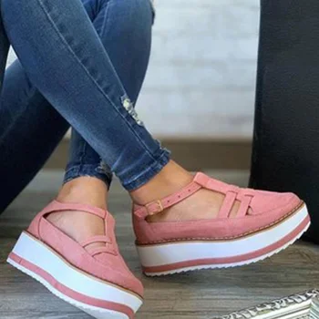 Nouă Femei pantofi Plat Vara Vulcanizat pantofi de Culoare Solidă Fund Gros Sandale pentru Femei de Moda Ciucure Stil Casual Pantofi pentru Femei