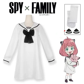 Spion X Familiei Anime Anya Falsificator De Cosplay, Costume Copii Halloween Ania Cosplay Uniformă Peruca Cadou De Crăciun Pentru Copii Rochii Fete