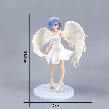 21cm Acțiune Figura Rem Ram Înger Demon Anime RE: Zero Incepand de Viață într-o Altă Lume Uniformă Înger Modelul PVC Jucarii