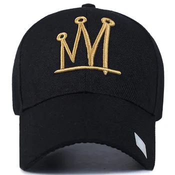 Unisex Coroana De Aur Tata Pălărie Brodată Scrisoare Șapcă De Baseball Capac De Protecție Sun Sport În Aer Liber Capac Trendy Casual Pălărie