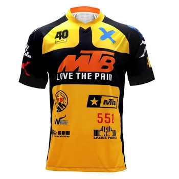 Noi de Transfer de Căldură de Imprimare T-Shirt Mtb jersey alpin alpin jersey ciclism bărbați ciclism femei jersey Haine motocicleta
