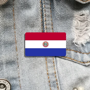 10buc Paraguay Drapelul Național Broșă Moda Pin Rever Pentru Femei Și Bărbați Rucsaci Haine Patriotic Decor Acrilic Insigne