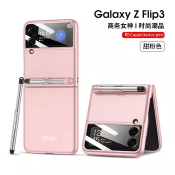 Cu S Pen Holder Caz Cu S Pen Slot Caz Pentru Samsung Galaxy Z Flip 3 Caz a Inclus o Capacitate Stilou Pentru Gratuit