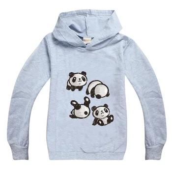2020 Toamna Copii Tricou Baieti, Top Fete Haine cu Maneci Lungi Panda Hanorace pentru Fete Adolescente Copii Tricou pentru Copii de Îmbrăcăminte Tees