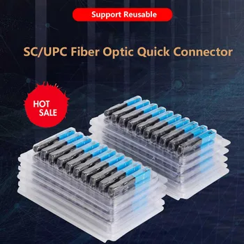 50pcs FTTH SC single-mode fibra optica SC UPC rapid conector de Fibra Optica Conector Rapid