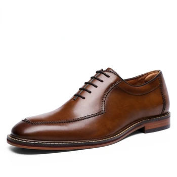 Brand Mens Pantofi Rochie de 6 Cm Crește Înălțimea de Lux din Piele 2023 Stil Nou de Calitate, omul Nunta Sociale Pantofi Oxfords