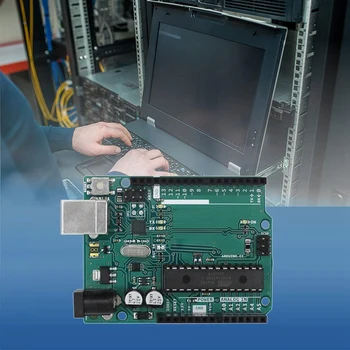 Pentru Arduino UNO R3 Atmega328p 32KB Arduino MCU C Limbaj de Programare de Învățare Kit de Dezvoltare Verde Ușor De Utilizat (Starter Kit)