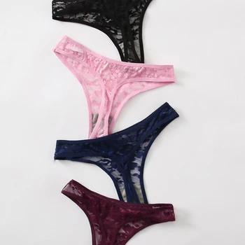 Aundies Transparent Joase Lenjerie Femeie G-String Lenjerie Bikini Tanga Set