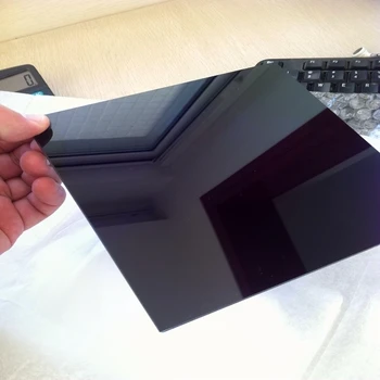 Dimensiunea pătrat 220x220x3mm Negru 254nm UV Ultraviolete Filtru de Bandă de Sticlă ZWB3