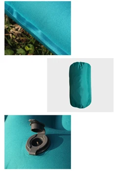 Perna gonflabila cu Sac de Depozitare Rezistent la Uzura Camping Mat rezistent la Umiditate Built-In Pompa de Proiectare Respirabil Saltea de Dormit