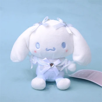 12Cm Kawaii Sanrio Kuromi Jucării de Pluș Drăguț Lolita Pluș Papusa de Moda Anime Pandantiv de Pluș Cheie Lanț Fete Cadou de Ziua de nastere