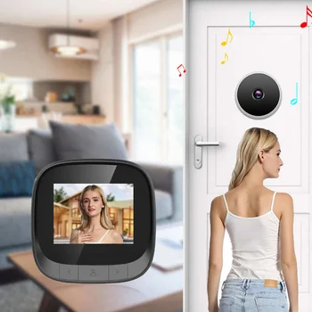 2.4 inch Interfon Video Inteligent Vizuale Usa Viewer Intrare Video Digitale Vizor de Securitate Ochi de Monitorizare aparat de Fotografiat de Securitate Acasă cel Mai bun