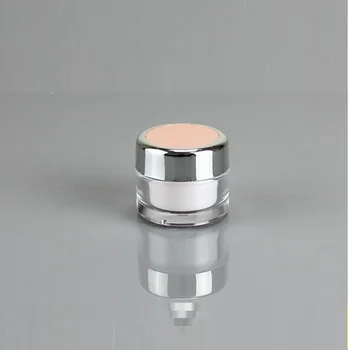 15G jar din material plastic vas de tinichea albă pentru ochi ser crema essence crema hidratanta de artă de unghii îngrijire a pielii cosmetice de ambalare