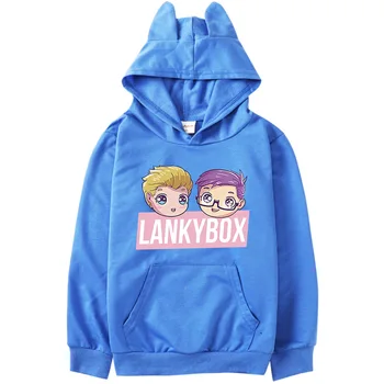 Anime LankyBox Haine Copii Fete De Moda Jachete Cu Glugă Pentru Copii Kawaii Pulover Haine Copii Baieti Hanorace Casual Top