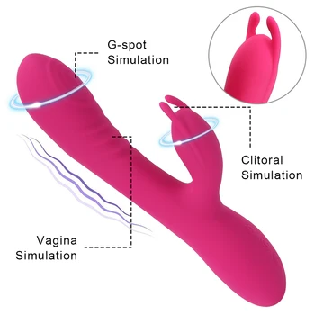 3 Trepte De Puternic Masturbari Clitoris Vagin Stimulator Masaj 7 Frecvența Punctul G Iepure Penis Artificial Vibratoare Jucarii Sexuale Pentru Femei