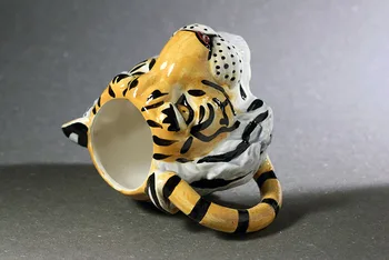 3D Cap de Tigru Aventură faunei Sălbatice Tigru Față Cana Cana Ceramica Animal Cană de Cafea Personalizată Animal Ceașcă de Ceai