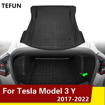 Noi TPE Masina Portbagajul din Spate Mat Pentru Tesla Model 3 Y Impermeabil Tampoane de Protecție de Linie de Mărfuri Tavă Portbagaj Covoraș Accesorii 2017-2022
