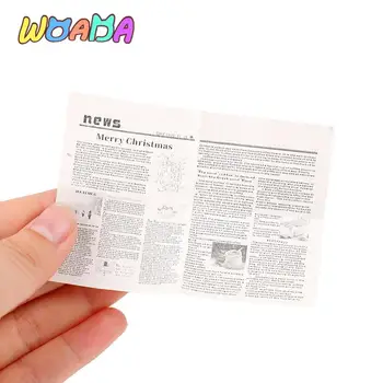 Un Pachet De Păpuși În Miniatură Ziarul Mini Reviste Cărți Model De Casă De Păpuși Ziarul Accesorii