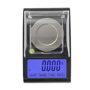 50g de 0,001 g, Digital cantar Electronic de Precizie 0.001 g LCD Tactil Digital de Bijuterii cu Diamant la Scară de Laborator Numărare Greutate Echilibru