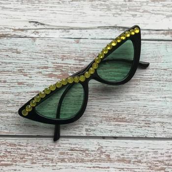 Noi doamnelor ochelari de soare moda femei creative ochi de pisică diamond ochelari de soare 8 culori pentru femei UV400 petrecere pe plaja ochelari shadin