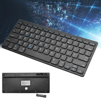 Generalul Slim Wireless bluetooth Tastatură Compactă Subțire Tastatură Pentru Telefon, PC, Laptop Suport Universal IOS Sistem Android Telefon
